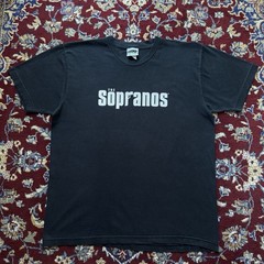 Vintage 2000s The Sopranos HBO Tv Show series movie Film Promo Tee T-shirt