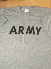 New Mens “Navy” Gray T-shirt Physical Fitness Uniform Stretchy Size Medium