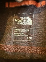 Lot of 3 Pcs The North Face Mens L Long Sleeves Green Red Tee Hat Outdoor Casual