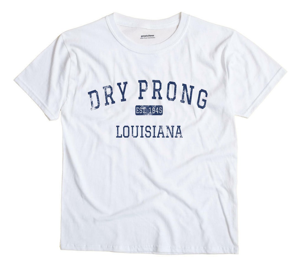 Dry Prong Louisiana LA T-Shirt EST