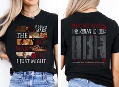 Bruno Mars Tour 2026 T-Shirt, Romantic Tour Dates Shirt