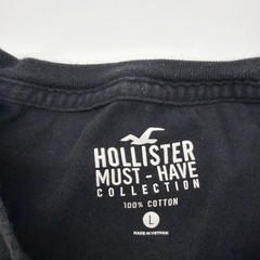 Hollister Must-have Collection T-shirt Men Black Logo 100% Cotton .#48041