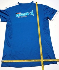 Puma Italy Football Shirt M Blue National Team Italia Soccer Jersey Graphic VGC