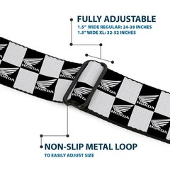 Honda Motorsports Belt, Seatbelt Buckle Belt, Honda Motorcycle Wing Logo Chec…