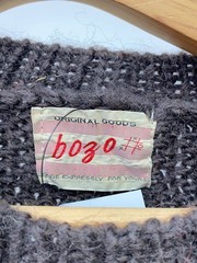 Other Brands Knit Sweaters (Thick) Wool BRW Solid Color