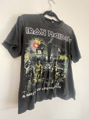 Iron Maiden 100% Cotton Size Medium Made In Bangladesh Super Soft T-Shirt washed