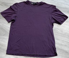Robert Barakett Montreal Men’s Pima Cotton T-Shirt Plum Purple Size S Small