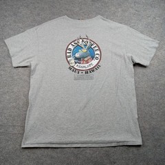Bad Ass Coffee Shirt Mens 2XL Gray Maui Hawaii Assalope Funny Graphic Tee