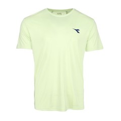 diadora Tennis Crew Neck Short Sleeve Athletic T-Shirt Mens Green Casual Tops 18