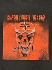 Black River Rebels Devil May Try Band T-Shirt Size L Skull Rock Metal Next Level