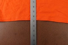 Gildan Heavy Cotton Men’s Size 2XL Bright Orange Short Sleeve Crew Neck T-Shirt