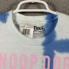 Snoop Dog Shirt Mens XL White Rap Tie Dye Calvin Broadus Streetwear Hip Hop 90’s
