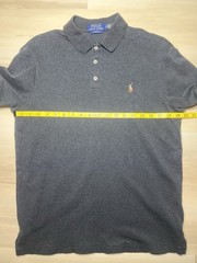 Polo Ralph Lauren Men’s Classic-Fit Polo Shirt Black Short Sleeve Button logo M