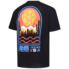Houston Host City Soccer 2026 Oversized Black Graphic Tee Shirt