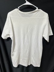 2007 chrome hearts x comme des garcons white t-shirt, preowned size medium