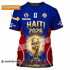 Custom Name World Cup 2026 Haiti 3D Shirt all size reprint VK13315