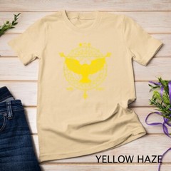 Owl Moon Geometric Pattern Wild Free Minimal Bird Space Art Tee Unisex T-shirt