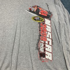 AAA Nascar 2009 Tour Sprint Cup Series T Shirt Mens XL-2XL Gray Long Sleeve