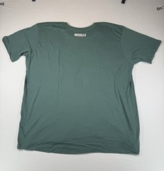 New Russell’s Reserve Bourbon T Shirt Green Logo Tee 2XL Sustainable Blend