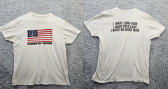 Guided by Voices Band American Flag Peace T Shirt Full Size S-5XL