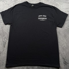 Zach Bryan Local Crew Tour Gildan T-Shirt Mens Large Black Cotton Crew Neck