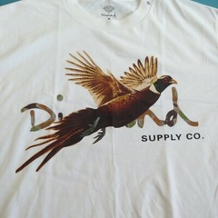 Rare Diamond supply Co White T Shirt Flying Bird men’s Sz M made in USA