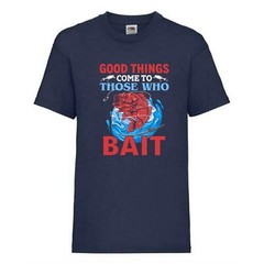 Fishing Good Things Bait Fish Humour Novelty T Shirt Various Colours And Sizes