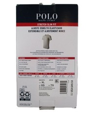 3 PACK POLO RALPH LAUREN STRETCH SLIM FIT COTTON GRAY BLACK CREW NECK T SHIRTS