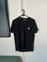 Carhartt Force Relaxed Fit Black Pocket Tee Crew Neck Short Sleeve Men’s S