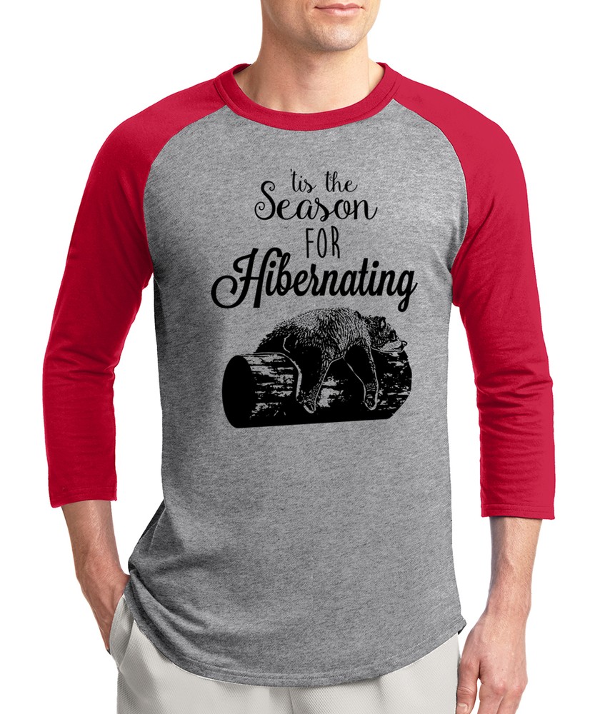 TIS THE SEASON FOR HIBERNATING funny Christmas present gift holidays T-Shirt