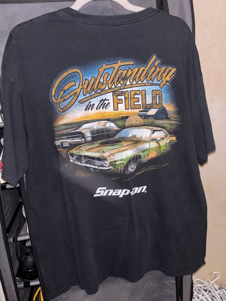 Snap-on Tools Outstanding in the Field Muscle Car Graphic T-Shirt