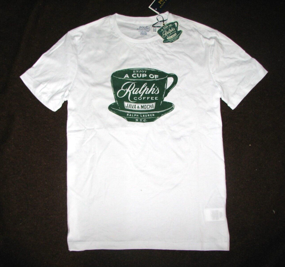 Men’s (M) RALPH’S COFFEE by RALPH LAUREN T-Shirt (Custom Slim Fit) polo