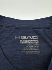 Head T-Shirt Men Medium Blue Solid Logo…#7628