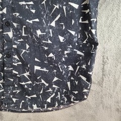 Billabong Garage Collection Shirt XL Black White Abstract Surf Skate Streetwear