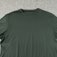 2 Lululemon Men’s Easy Set Train Short Sleeve Shirts Blue Dark Green 2XL LOT