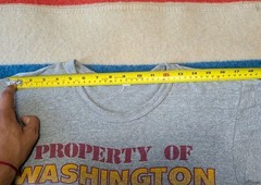 VTG 60s USA Made Property Of Washington Redskins Football Tri-Blend T-Shirt M