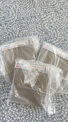 [3PCS] Uniqlo Mens AIRism Micro Mesh Light Gray Crew Neck T-Short XS