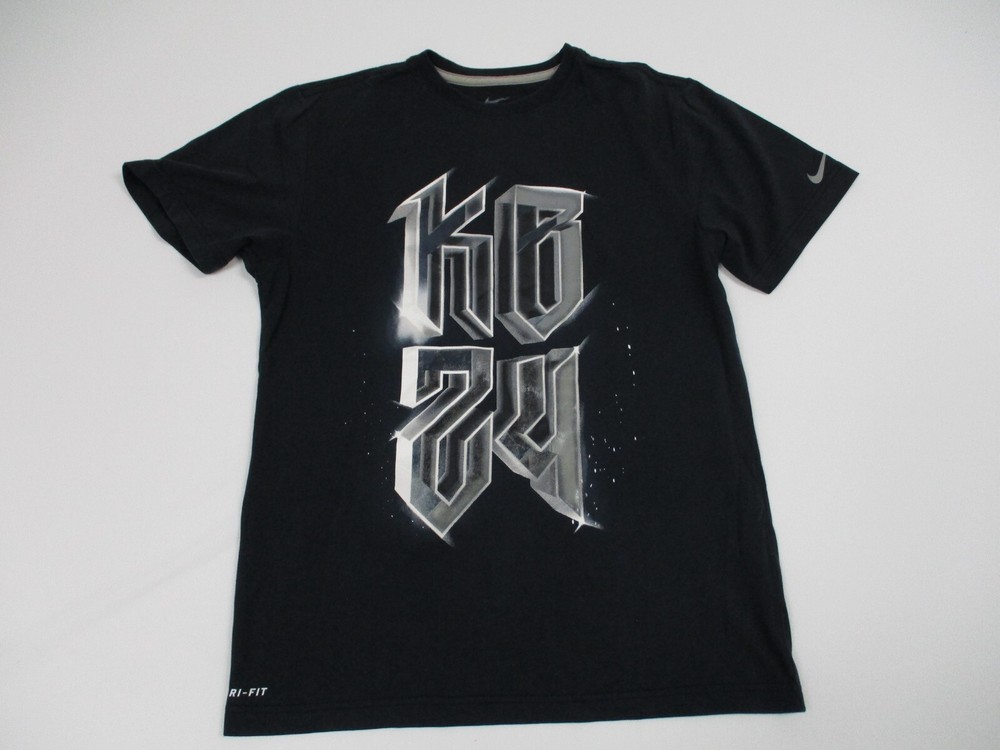 Nike Kobe Bryant Shirt Men Size Medium Blue Short Sleeves KB24 Athletic Drifit