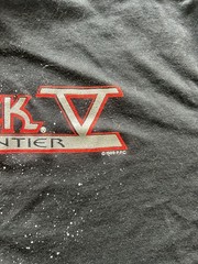 Startrek Black T shirt Graphic Vintage 1980 Licensed 1989, Single Stitch USA