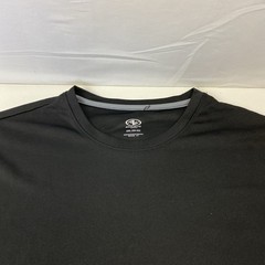 Athletic Works DriWorks Men’s 2XL Solid Black Crew Neck Short Sleeve T Shirt