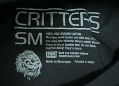 Fright Rags Critters (Mens Small) T-Shirt – Brand New