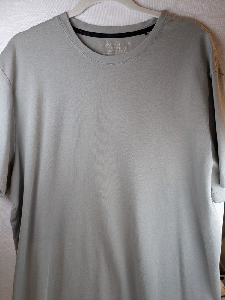 Banana Republic T Shirt Luxe Touch 100% Cotton Grey Sz XXL