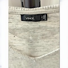Vince 100% Linen Light /Grey T-shirt, Size Men’s X-Large