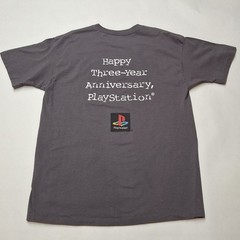 NOS 3 Year Anniversary 1997 SONY PLAYSTATION “3 Is The Magic #” Employee T-Shirt