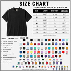 Pet Portrait Tee Custom Dog-Mom Cat-Mom 90s Bootleg Photo Print Gift, S to 3XL