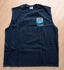 Sleveless Back to The Bone Cozumel Diver’s promo Backlit T-shirt black size XXL
