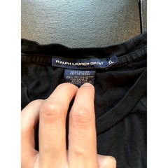 Ralph Lauren Sport T Shirt XL Black Logo Tee Casual Preppy Cotton Classic