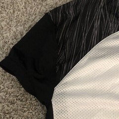 Augusta Sportswear Half-Elastic Cuff Slant Football Jersey Size Large V Neck