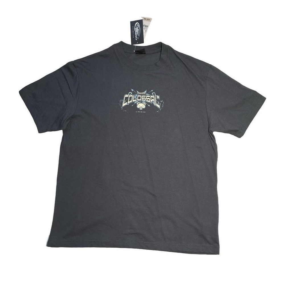Penshoppe Philippines Men’s Graphic Print Tee L Gray Crew Neck Short Sleeve