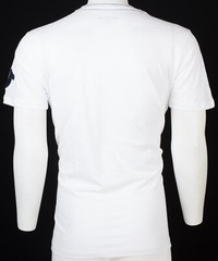 $79 TRUE RELIGION White UNIVERSITY OF TR Short Sleeve Applique Graphic T-shirt